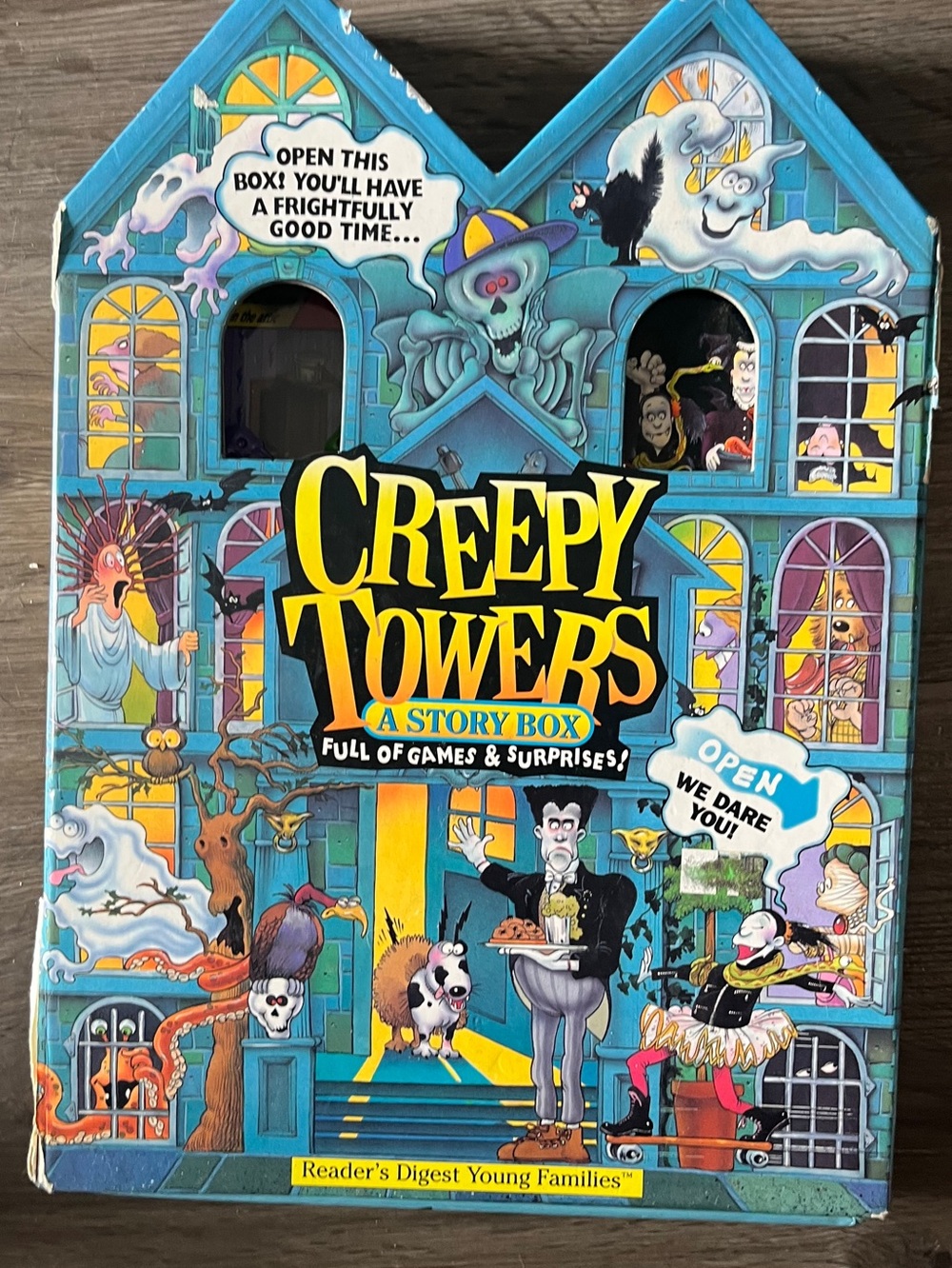 Vintage Creepy Towers A Story Box Full of Games and Surprises by Readers Digest